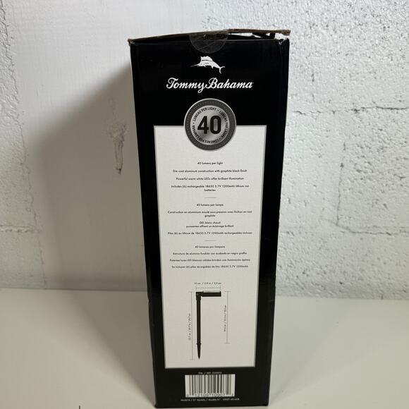 Tommy Bahama Solar LED Path Light (Pack of 6) New, open box - Picture 11 of 12